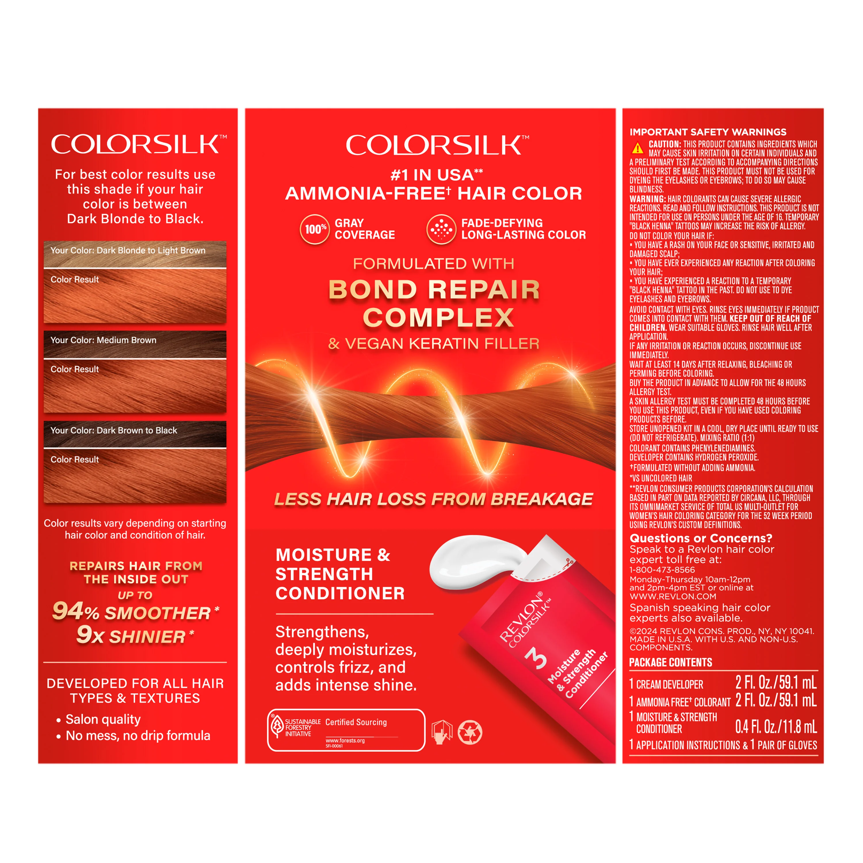 ColorSilk™ with Bond Repair Complex Permanent Hair Dye - Image 100