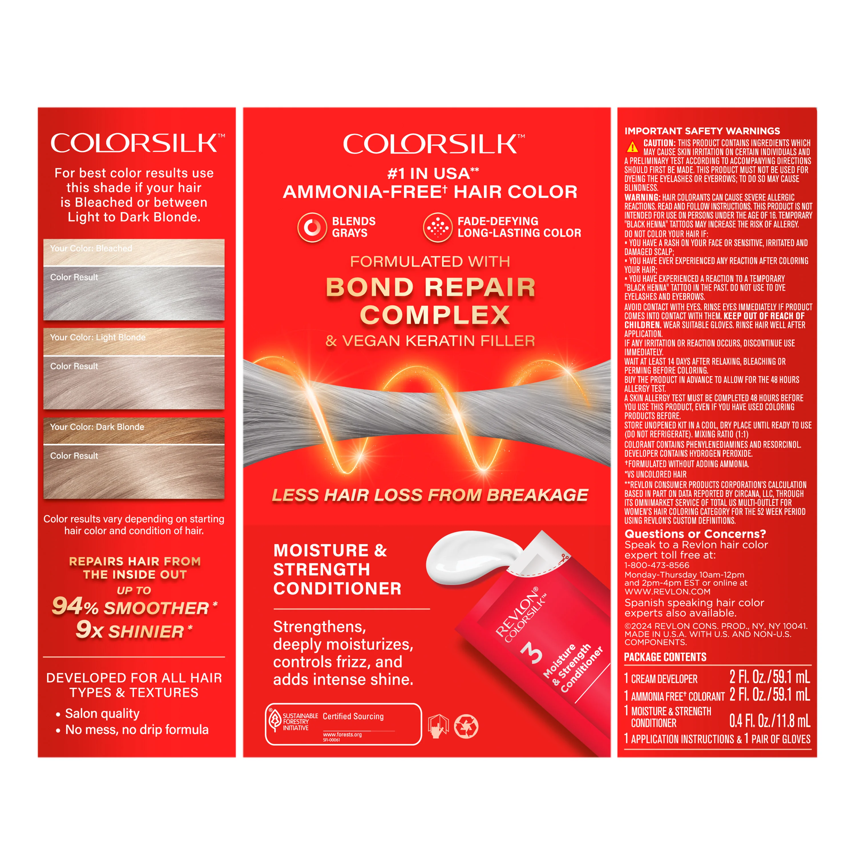 ColorSilk™ with Bond Repair Complex Permanent Hair Dye - Image 110